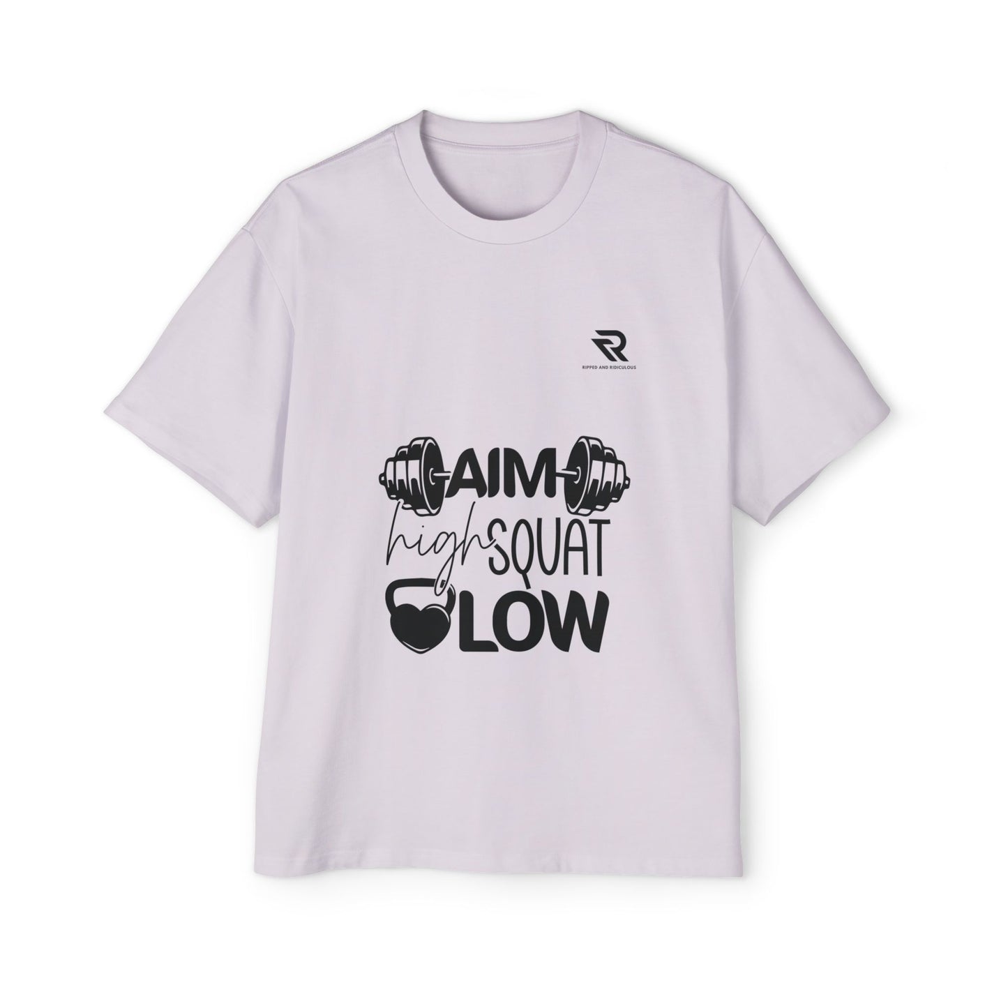 Aim high Squat low Oversized Men's T-Shirt