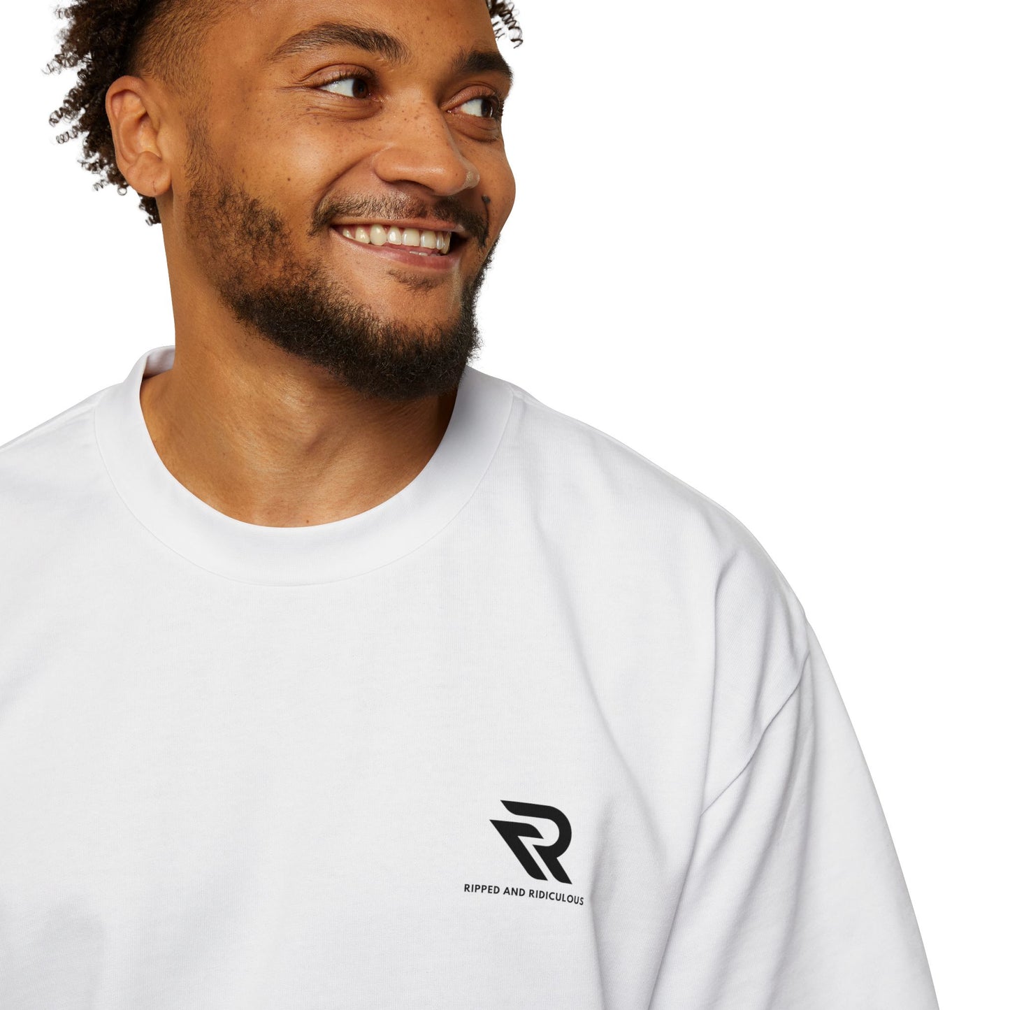 Hustle for That Muscle Oversized Tee - Motivational Mens Workout Shirt