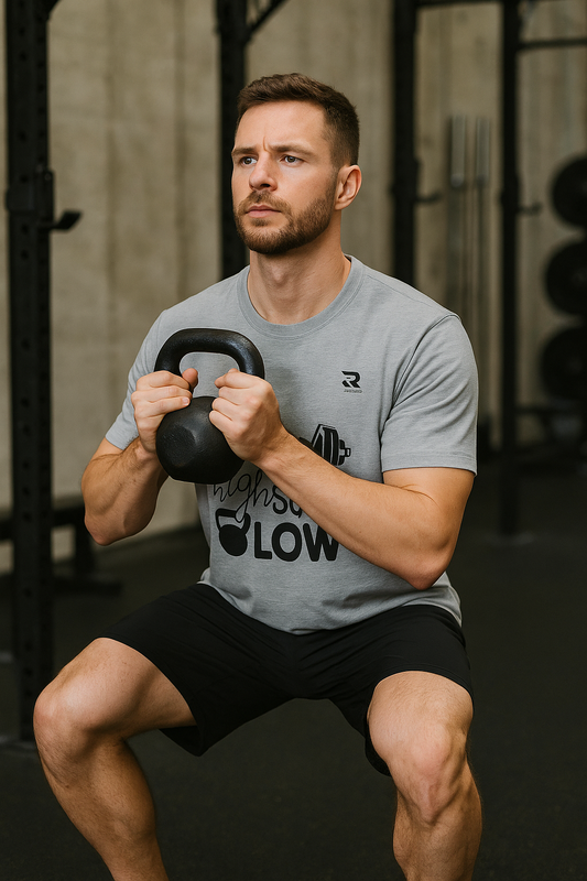 Aim high Squat low Oversized Men's T-Shirt